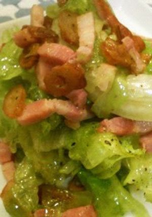 A picture of Don't Throw Out the Outer Leaves of Lettuce!! An Easy Lettuce Dish in 3 Minutes.