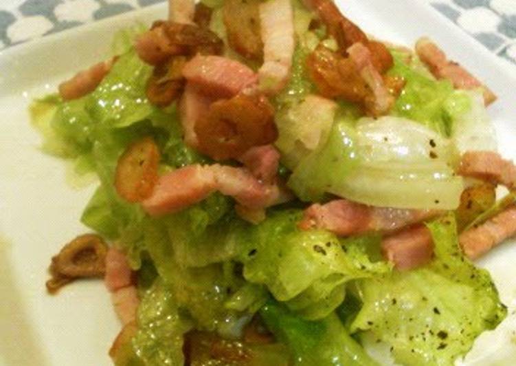 Don't Throw Out the Outer Leaves of Lettuce!! An Easy Lettuce Dish in 3 Minutes