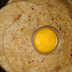 A picture of Sweet Potato Poli / Stuffed Sweet Potato Paratha.