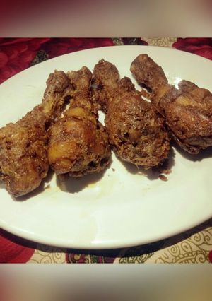 A picture of Fried Tandoori chicken tikka🍗.