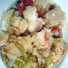 A picture of catfish stew.
