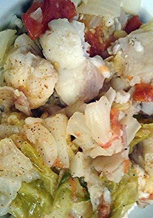 A picture of catfish stew.
