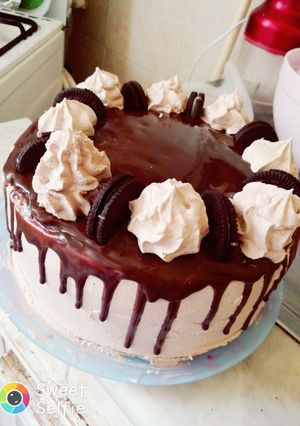 صورة لوصفة كيكة بدون جينواز في المقلاة 🎂