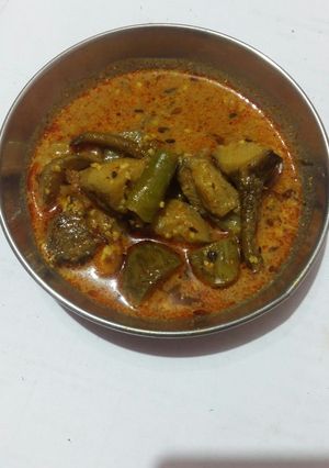 A picture of Baigan sabji.