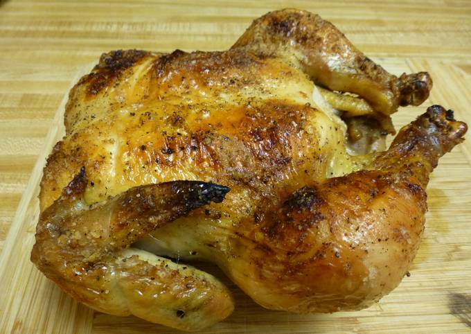 Simple Way to Prepare Homemade Southern Style Brined Oven Roasted Crispy Chicken