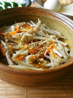A picture of Salted Kimpira Side Dish.