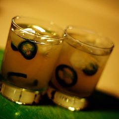 A picture of Spicy Grapefruit Margarita.