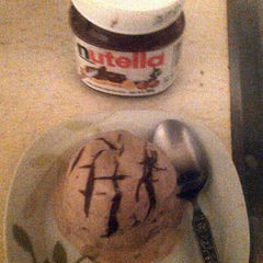 A picture of Nutella ice cream.