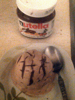 A picture of Nutella ice cream.