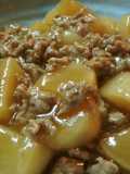 Creamy Turnip and Minced Meat in An Sauce
