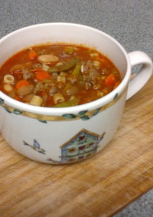 A picture of Easy Minestrone Stew.