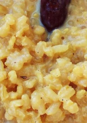 Una foto de Arroz con leche integral