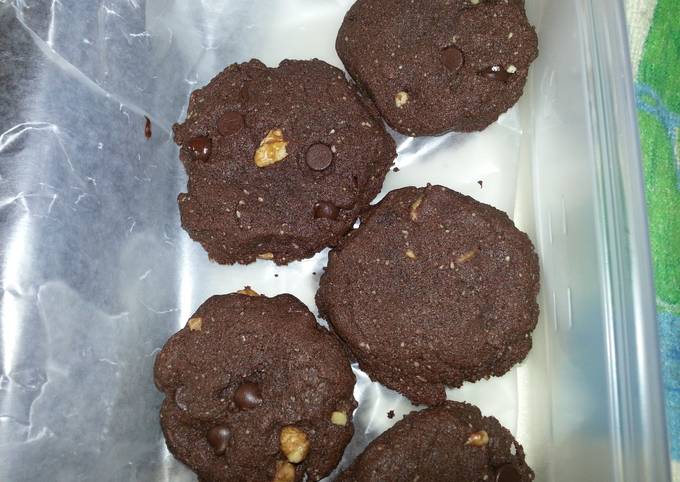 Recipe of Homemade Dark Chocolate-Chunk Cookies
