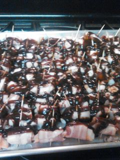 A picture of Bacon Wraps.