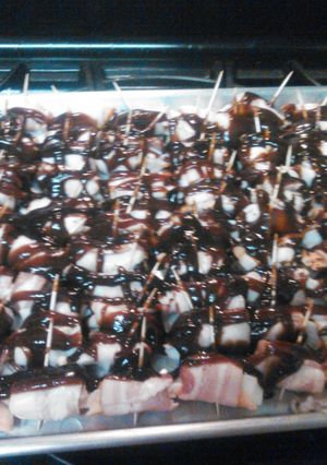 A picture of Bacon Wraps.
