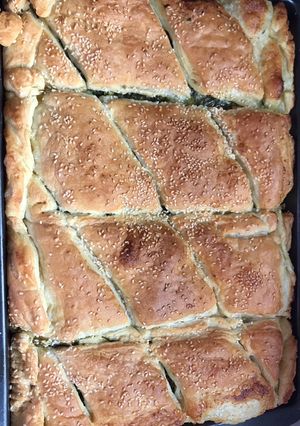 A picture of Half-Hour Spanakopita (Greek Spinach and Feta Pie).