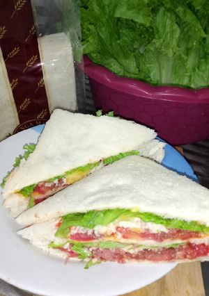 Foto resep Sandwich Kornet sapi