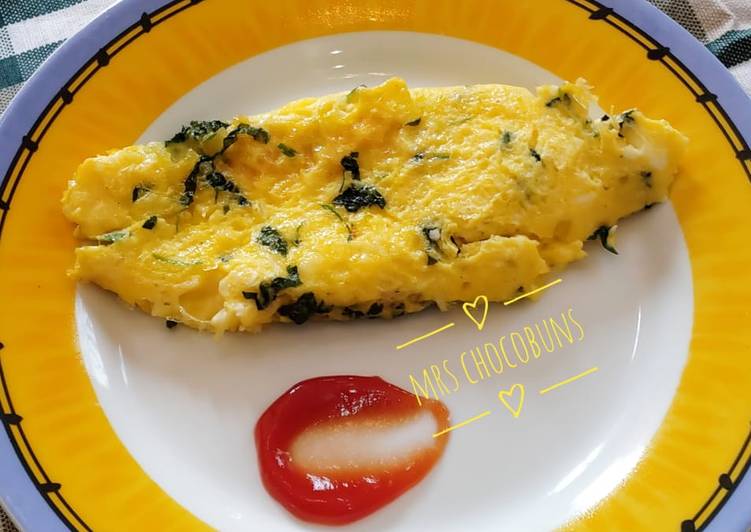 Omelette Bayam