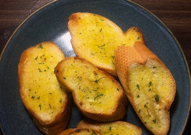 Garlic Bread (No Oven)