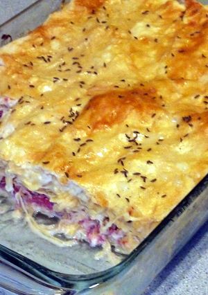 A picture of Janice's Reuben Crescent Bake.