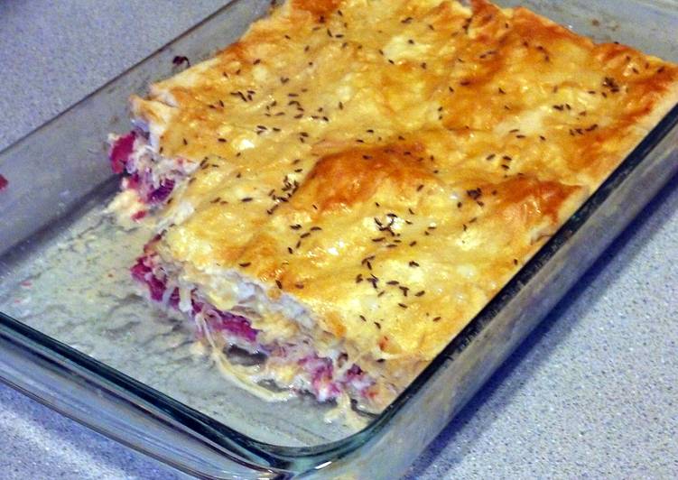 Simple Way to Make Any-night-of-the-week Janice’s Reuben  Crescent Bake