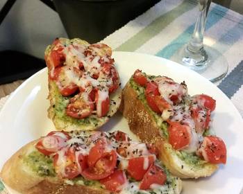 Best Recipe Pesto Bruschetta Most Delicious