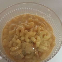 A picture of Stove Top Mac n Cheese a/k/a never buy the boxed stuff again.