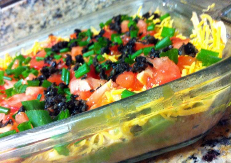 Easiest Way to Make Any-night-of-the-week BEST no bake 7-layer dip