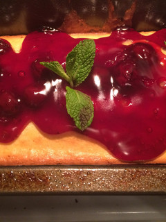 A picture of Cherry Cornbread.