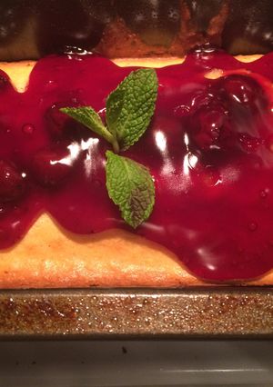 A picture of Cherry Cornbread.