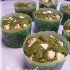 A picture of Just Mix Easy and Moist Green Tea Cupcakes.