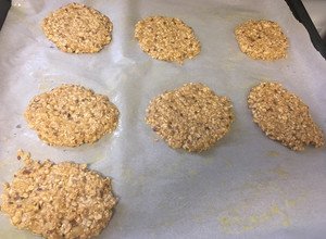 Una foto de Galletas de avena, linaza y banana