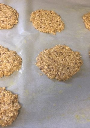 Una foto de Galletas de avena, linaza y banana
