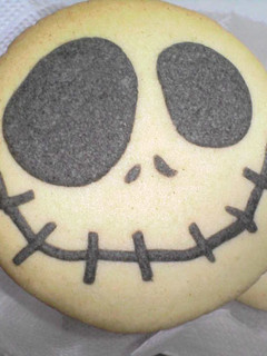 A picture of Jack Cookies for Halloween with Black Sesame.