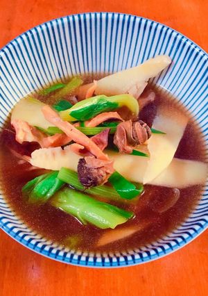 小時候熟悉的味道 - 魷魚螺肉蒜 的食譜成品照片