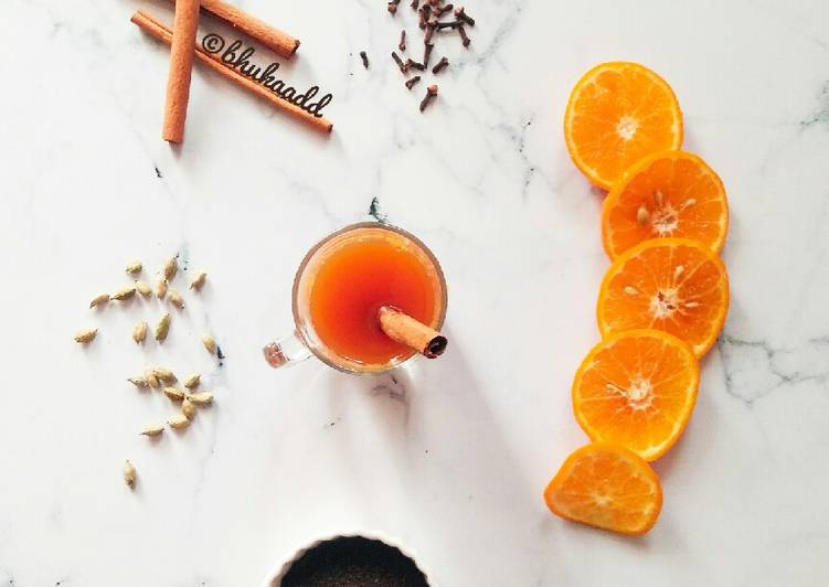 Recipe of Speedy Orange Tea