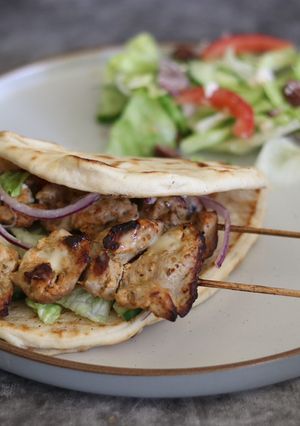 A picture of Pork Souvlaki 🇬🇷.