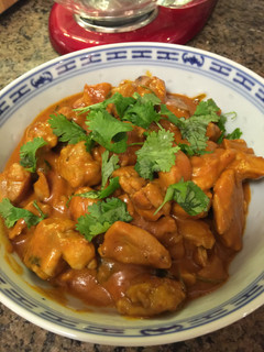 A picture of Red Thai Curry Chicken.