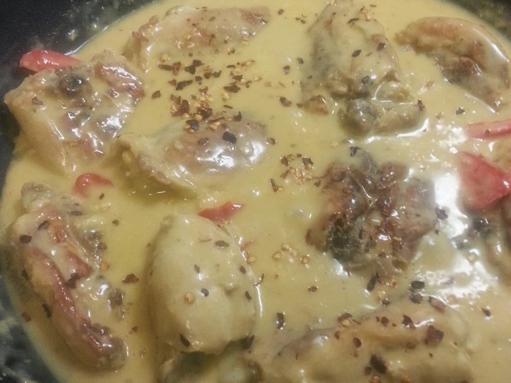 Easy Steps to Prepare Recipe Creamy lemon chicken that is Awesome, Perfect}