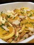 AMIEs ARTICHOKES with APPLE & ORANGE Salad