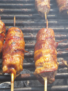 A picture of BBQ Bacon Cheeseburger Bombs.