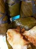 Bakcang simpel dari makanan berlebih