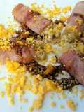 Mushroom In Ham Roll Top Egg Yolk
