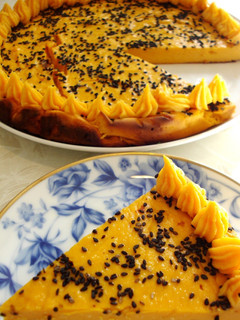 A picture of Healthy Sweet Potato Kanten Cake.