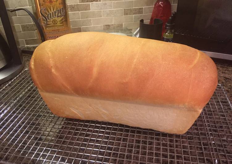 Steps to Prepare Perfect White Sandwich Bread - 1 Loaf