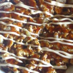 A picture of Tofu and Cabbage Okonomiyaki.