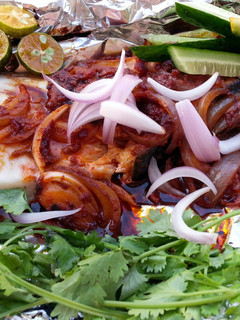 A picture of Baked Spicy Stingray / Sambal Ikan Bakar.