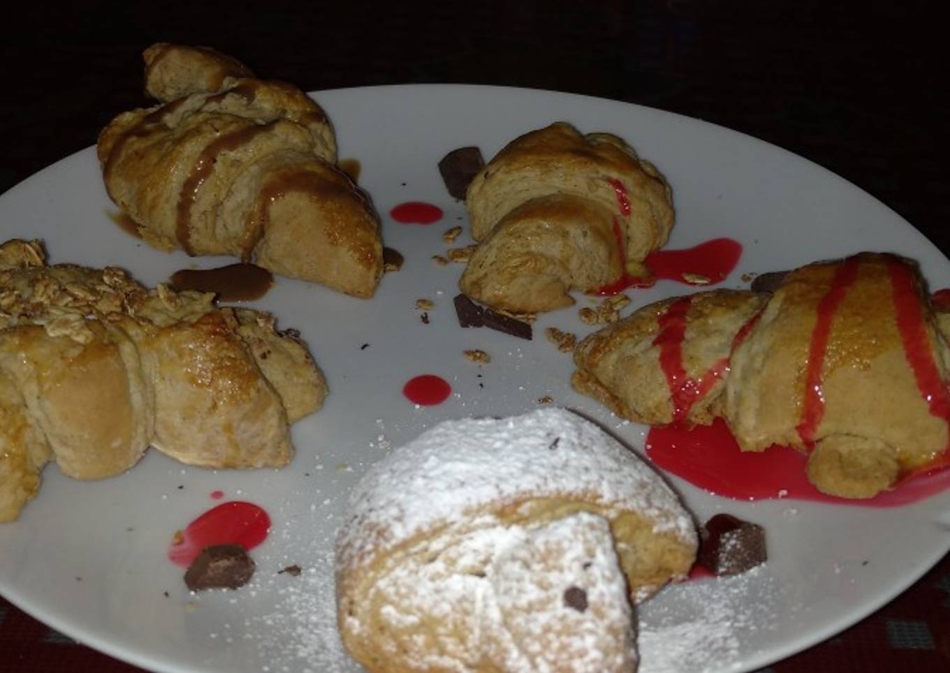 Masa danés y croissant