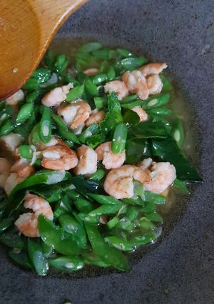 Foto resep Tumis buncis udang simple