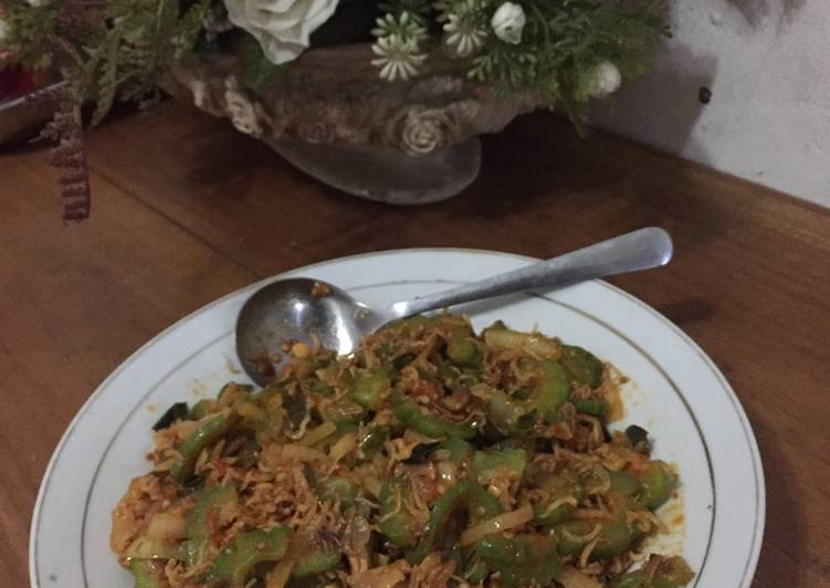 Bumbu Menyiapkan Tumis Pare Teri Renyah (tidak pahit), Enak Banget